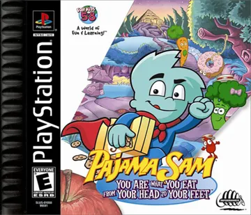 Pajama Sam - You Are What You Eat from Your Head to Your Feet (US) box cover front